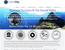 Tablet Screenshot of cuscocity.com